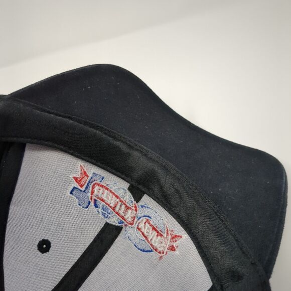 100 Utility Years Strapback Hat Black One Size Adjustable Embroidered - Picture 7 of 8